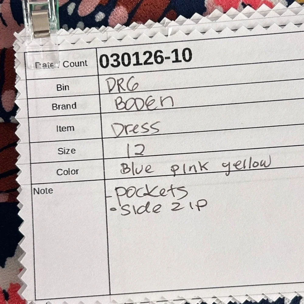 Boden Dress Maroon 12 - Picture 10 of 16